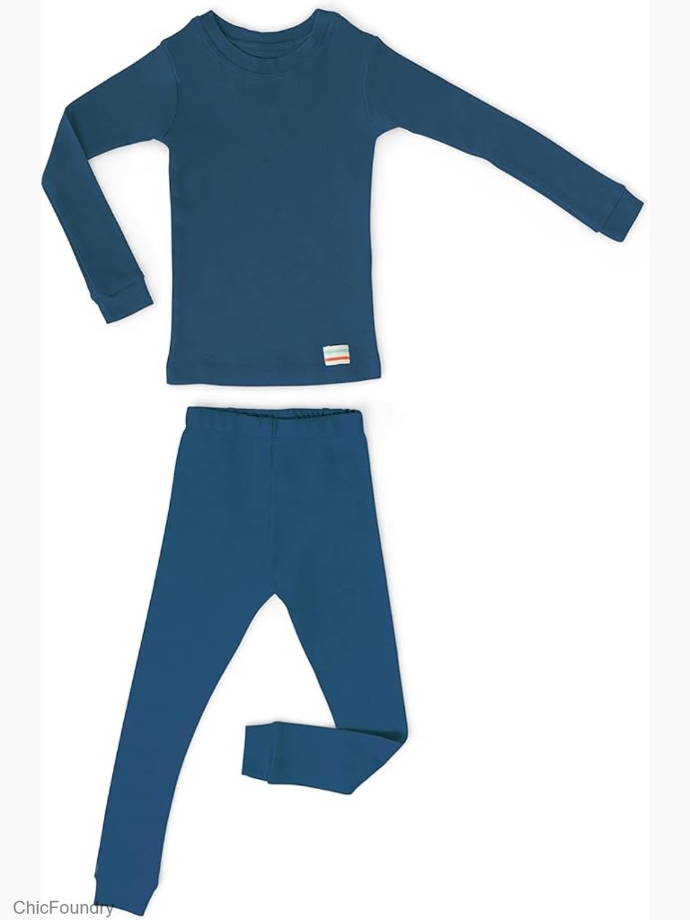 Organic Cotton Snug Fit Pajama Set 2-Piece Gots Certified